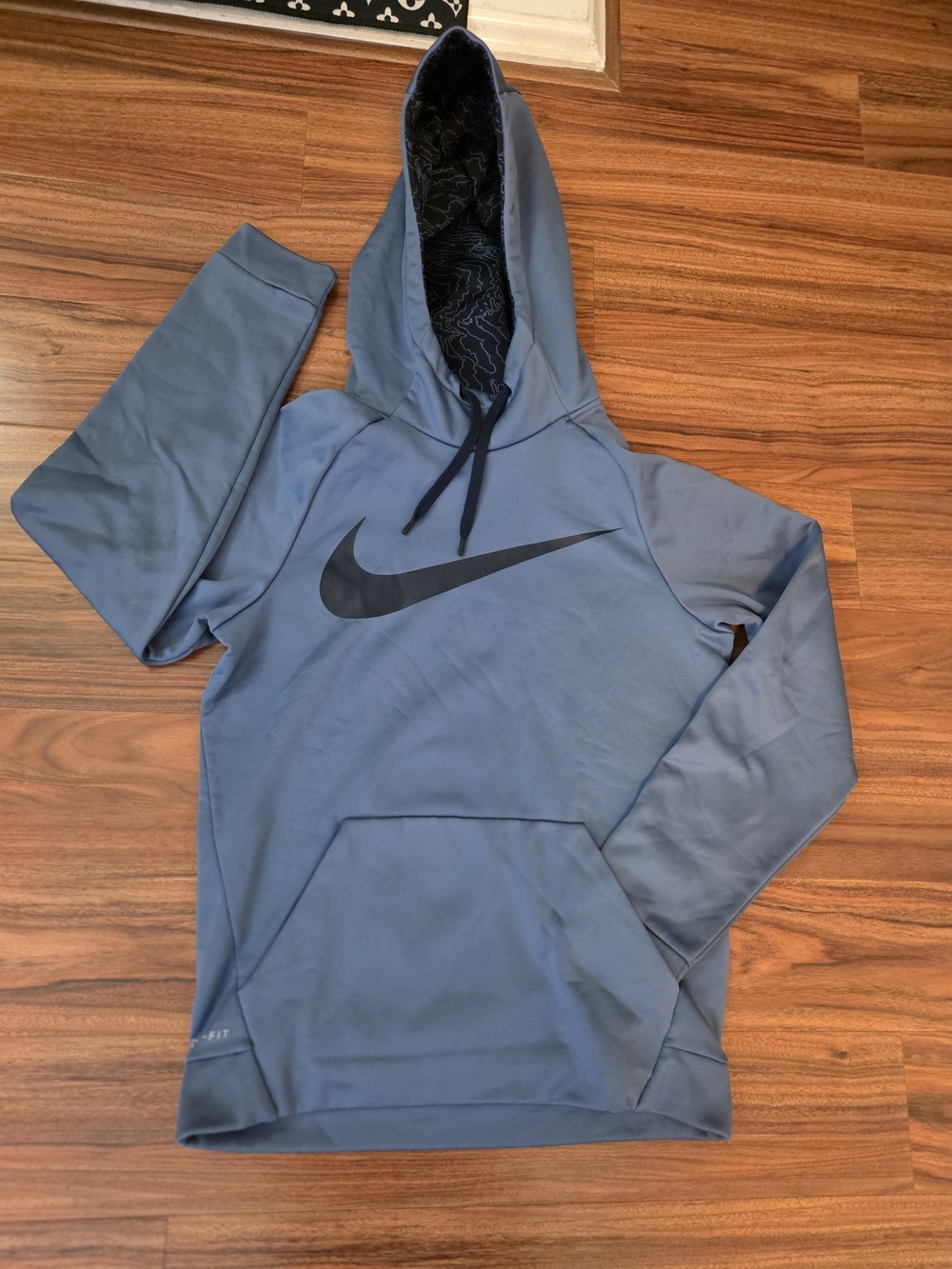 Nike Men's Slate Blue Pullover Hoodie